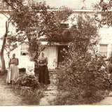 Kingsland Family Homestead, Super Atmospheric Antique Mounted Albumen Photo
