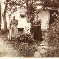 Kingsland Family Homestead, Super Atmospheric Antique Mounted Albumen Photo