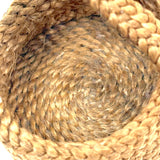 SOLD Golden Locks, Small Braided, Handled Basket Woven of Hair