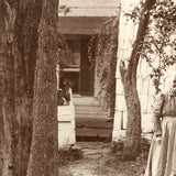 Kingsland Family Homestead, Super Atmospheric Antique Mounted Albumen Photo