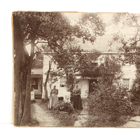 Kingsland Family Homestead, Super Atmospheric Antique Mounted Albumen Photo