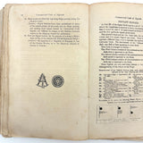 Much Used Canadian Seamanship Examiner and Instructor, 1873, with Many Hand-written Notes and Great Plates