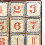 Complete C. 1870s Set of Hill's Spelling Blocks In Lower Half Wood Frame Box