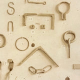 High School Second Year, Beautiful Mounted Albumen Photo of Metalwork Projects Display in Original Oak Frame