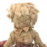 Amazing Antique Hand-sewn Doll with Paper Litho Face