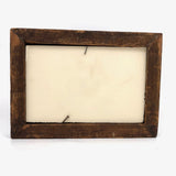 1850 Hand-embroidered Mourning Card with Handwritten Poem or Prayer  in Period Frame