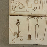 High School Second Year, Beautiful Mounted Albumen Photo of Metalwork Projects Display in Original Oak Frame