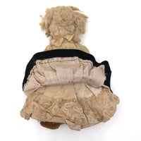Amazing Antique Hand-sewn Doll with Paper Litho Face