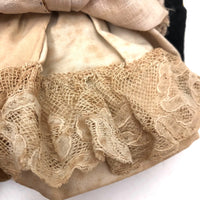 Amazing Antique Hand-sewn Doll with Paper Litho Face