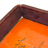 Complete C. 1870s Set of Hill's Spelling Blocks In Lower Half Wood Frame Box