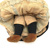 Amazing Antique Hand-sewn Doll with Paper Litho Face
