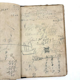Much Used Canadian Seamanship Examiner and Instructor, 1873, with Many Hand-written Notes and Great Plates