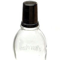 Chocolate, c. 1910s Etched Glass Soda Fountain Syrup Bottle