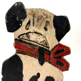FWC's 1939 Greenport School Doggy Doorstop with Very Crazy Face