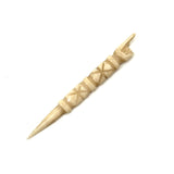 19th Century Scrimshaw Bodkin with Pointing Hand