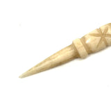 19th Century Scrimshaw Bodkin with Pointing Hand