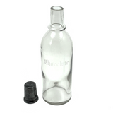 Chocolate, c. 1910s Etched Glass Soda Fountain Syrup Bottle