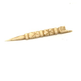 19th Century Scrimshaw Bodkin with Pointing Hand