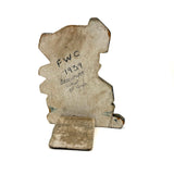 FWC's 1939 Greenport School Doggy Doorstop with Very Crazy Face
