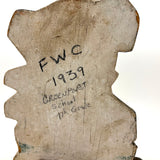 FWC's 1939 Greenport School Doggy Doorstop with Very Crazy Face