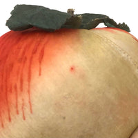 Lovely Painted Silk Apple (or Peach?) Pin Cushion