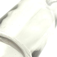 Chocolate, c. 1910s Etched Glass Soda Fountain Syrup Bottle