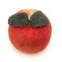 Lovely Painted Silk Apple (or Peach?) Pin Cushion