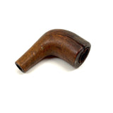 Very Tender, Very Old Tin Lined Wooden Pipe Bowl with Beautiful Face