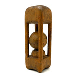 Chunky Old Ball and a Half in Cage Whimsy with Best Patina