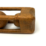 Chunky Old Ball and a Half in Cage Whimsy with Best Patina