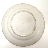 Intemperance Produces Starvation, Dramatic and Timely 19th C. Transferware Plate