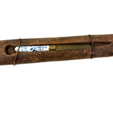 Boxless Box, Elemental and Poetic Antique Carved Out Holder for Straight Edge and Compass