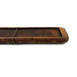 Boxless Box, Elemental and Poetic Antique Carved Out Holder for Straight Edge and Compass
