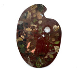 Lovely Old Wooden Painter's Palette with Soft Colors