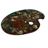 Lovely Old Wooden Painter's Palette with Soft Colors