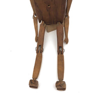 Double Faced Hand-carved Folk Art Jig Figure