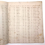 Lewis Betts' 1853 Penmanship Practice Notebook with Great Sentences, Milton MA