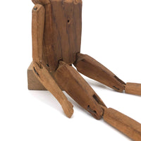 Double Faced Hand-carved Folk Art Jig Figure
