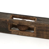 Sweet, Very Old Little Ball in Cage Whimsy with Rounded Ends and Black Paint