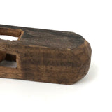 Sweet, Very Old Little Ball in Cage Whimsy with Rounded Ends and Black Paint