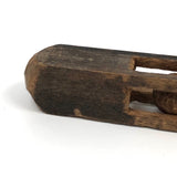 Sweet, Very Old Little Ball in Cage Whimsy with Rounded Ends and Black Paint