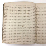 Lewis Betts' 1853 Penmanship Practice Notebook with Great Sentences, Milton MA