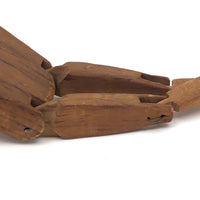 Double Faced Hand-carved Folk Art Jig Figure