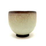 Radiant, One of a Kind Make Do Edwin and Mary Scheier Vessel with Hand Hammered Copper Foot