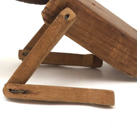 Double Faced Hand-carved Folk Art Jig Figure