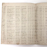 Lewis Betts' 1853 Penmanship Practice Notebook with Great Sentences, Milton MA