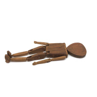 Double Faced Hand-carved Folk Art Jig Figure