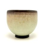 Radiant, One of a Kind Make Do Edwin and Mary Scheier Vessel with Hand Hammered Copper Foot