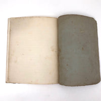 Lewis Betts' 1853 Penmanship Practice Notebook with Great Sentences, Milton MA