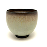 Radiant, One of a Kind Make Do Edwin and Mary Scheier Vessel with Hand Hammered Copper Foot